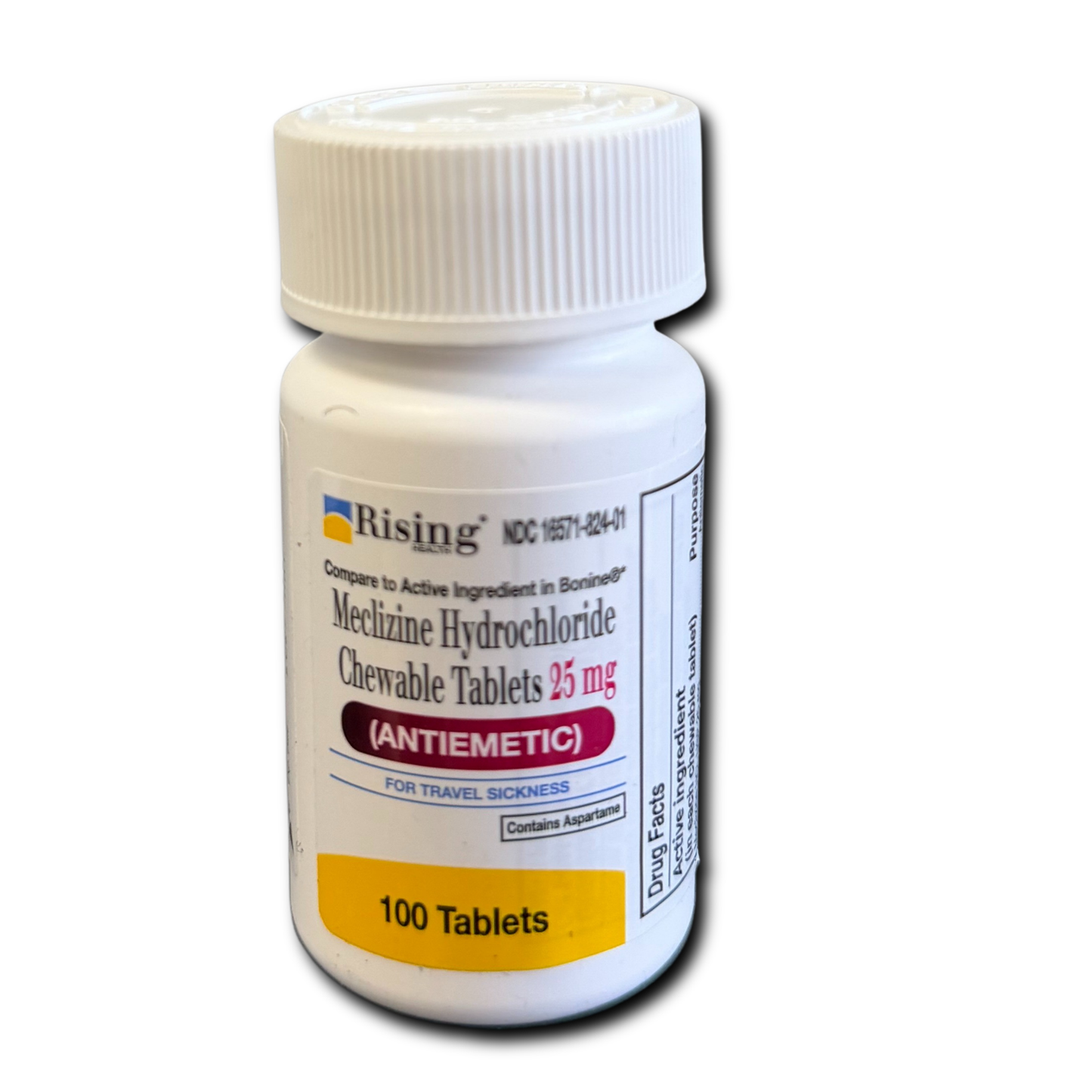 Meclizine Hydrochloride Chewable Tablets