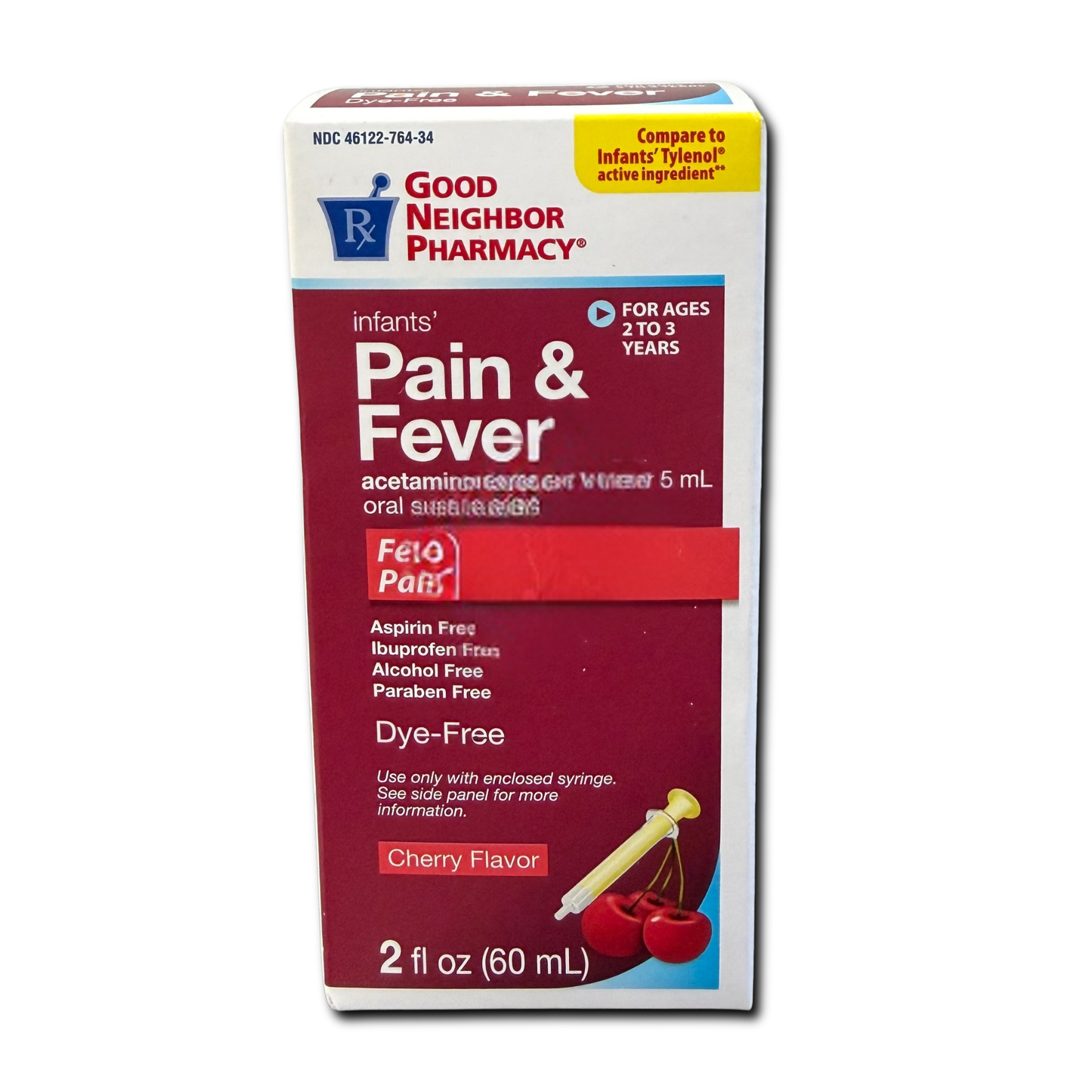 Pain And Fever Acetaminophen(2-3years)