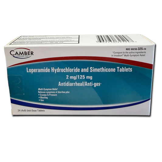 Loperamide Hydrochloride And Simethicone Tablets
