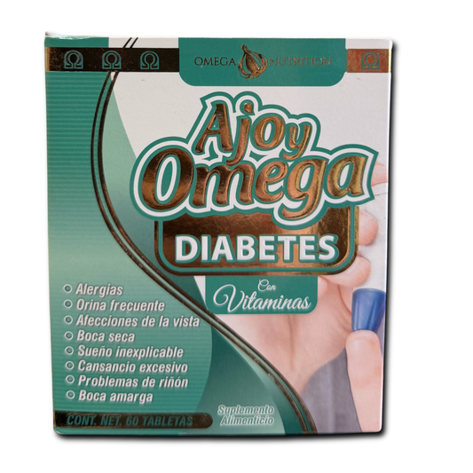 Ajo Y Omega Diabetes Con Vitaminas