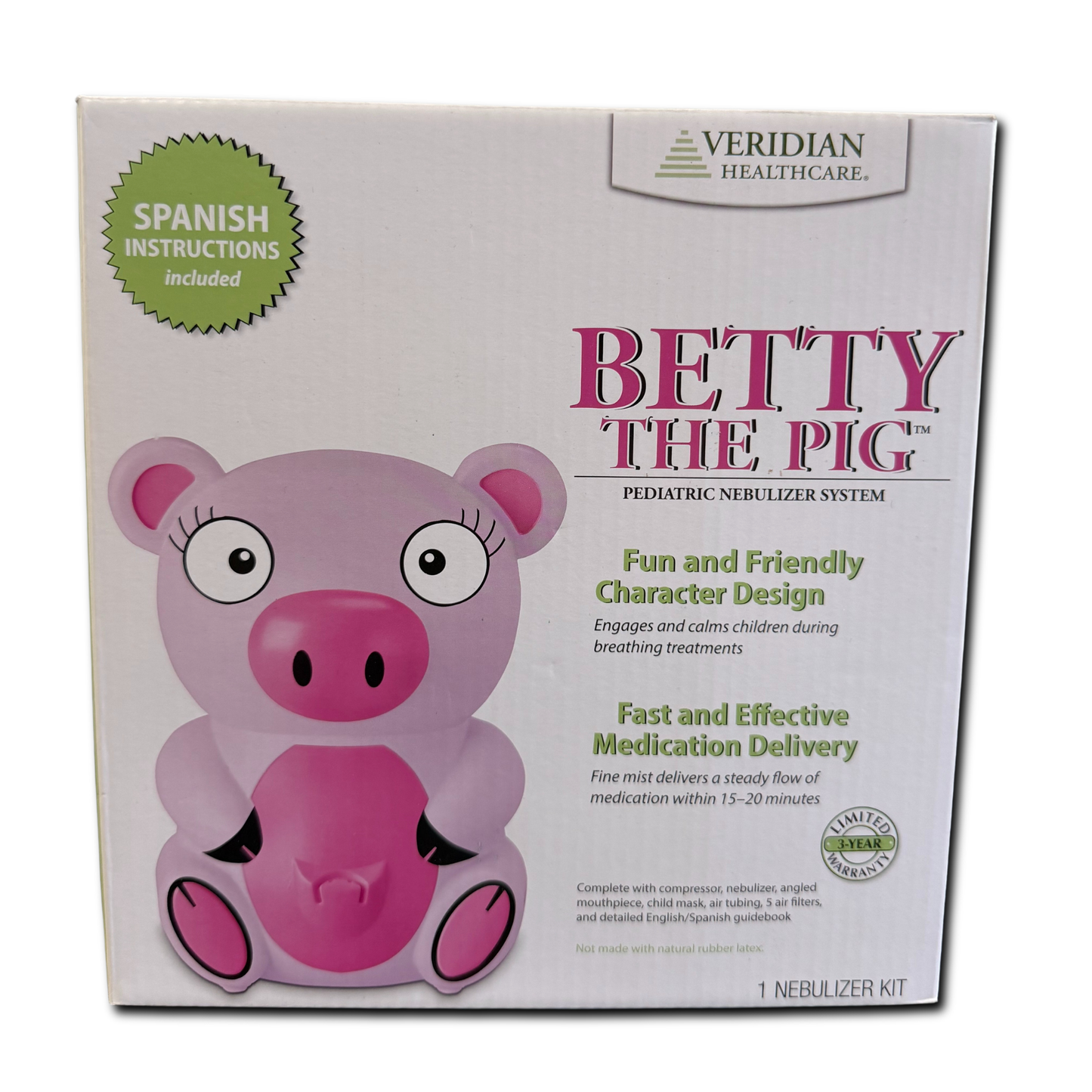Betty The Pig Pedriatic Nebulizer System