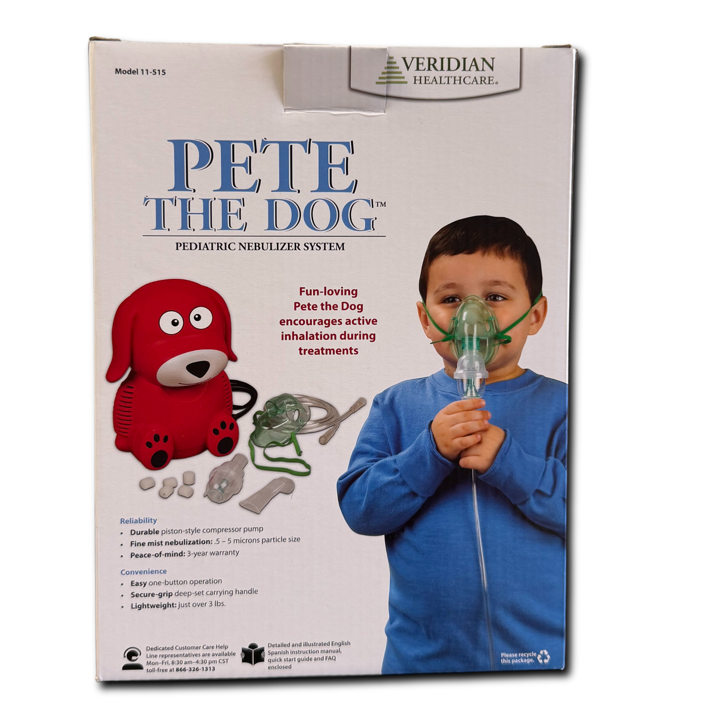 Pete The Dog Pedriatic Nebulizer System